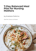 Meal Plan for Nursing Mothers