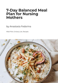 Meal Plan for Nursing Mothers